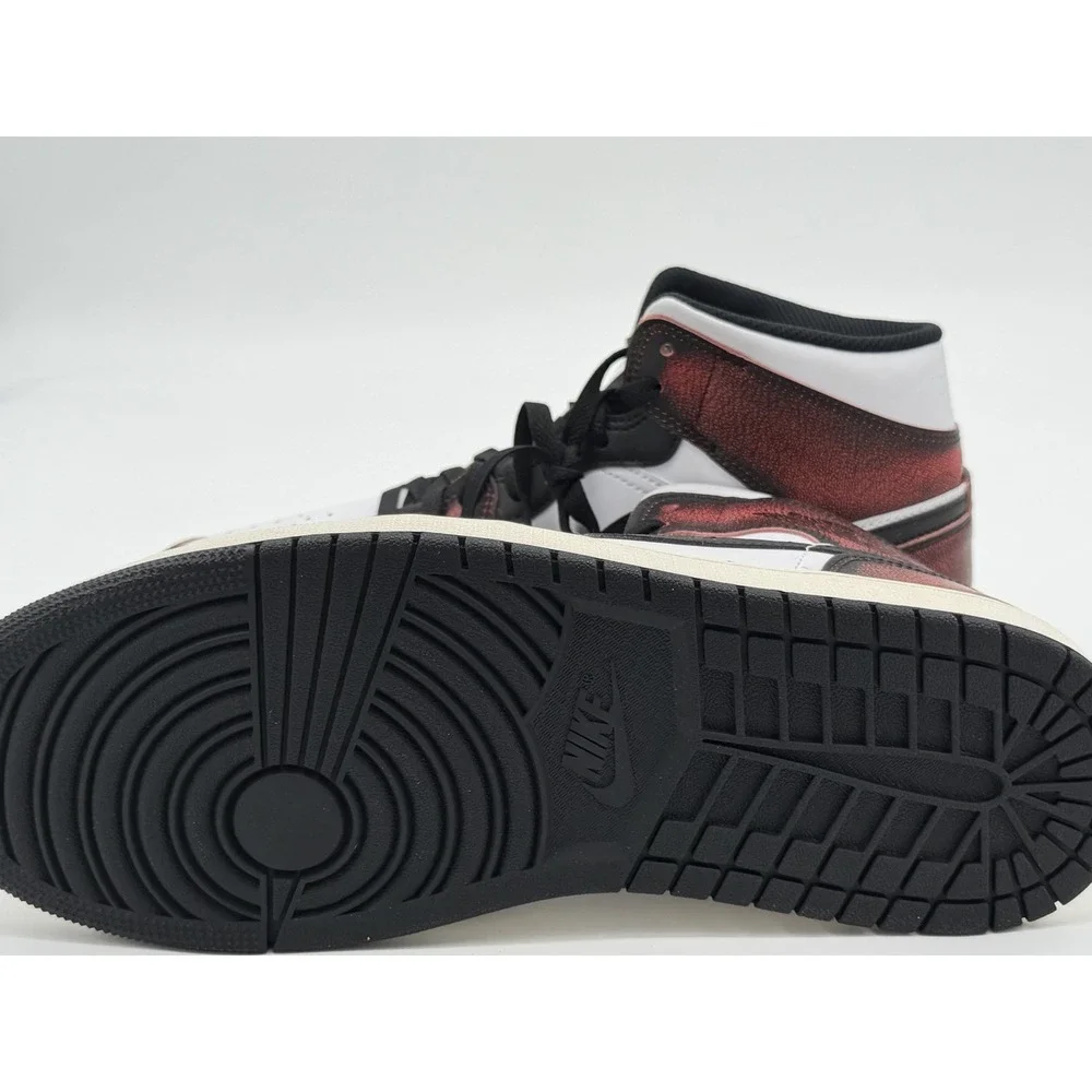 Men's Size 11.5 - Nike Air Jordan 1 Mid SE Wear-Away DV9565-006 No Box Lid